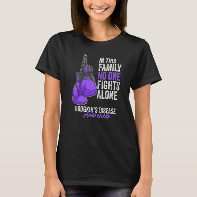Camiseta Luvas do Mês de Conscientização da Doença de Hodgk (Frente)