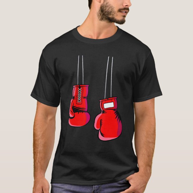 Camiseta Luvas legal Para Homens De Combate A Boxer Mulhere (Frente)