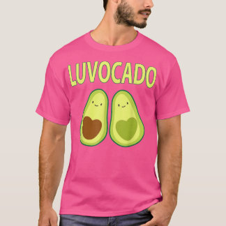 Camiseta Luvocado Avocado Ama Dia de os namorados Engraçado