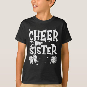 Camiseta Luvsistermal Mulheres Irmã de Torcida Cheerleader 
