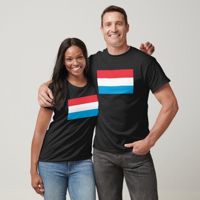 Camiseta Luxembourg Flag T-Shirt, Patriotic T-Shirt (Unissex)