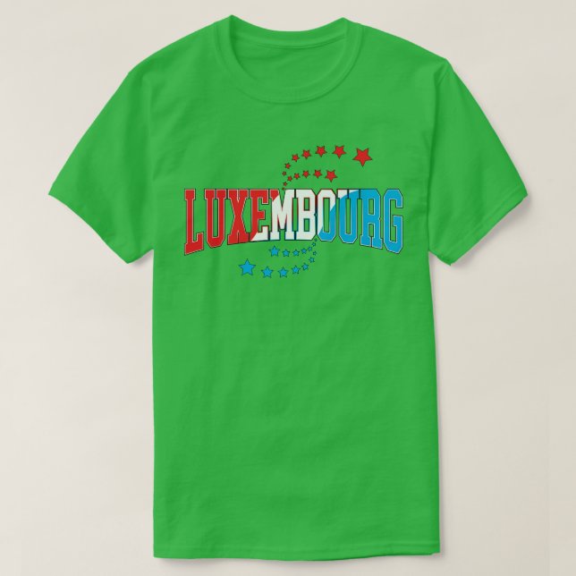 Camiseta Luxemburgo (Frente do Design)