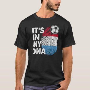 Camiseta Luxemburgo No Meu Dna Luxembourg Flag Team Luxembu