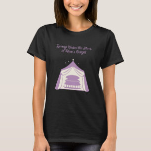 Camiseta Luxo Sob as Estrelas Glamping Delícia da Mamãe