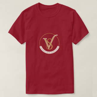 Camiseta Luxo VS Logotipo Dourado Monograma - Vaselina Sofi