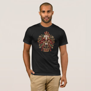 Camiseta Luxuosa de Natal do Quebra-Nozes Real