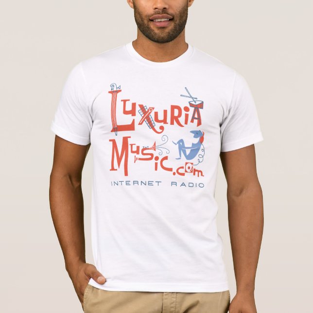 Camiseta LuxuriaMusic T-Shirt - Canvas Bella (Frente)