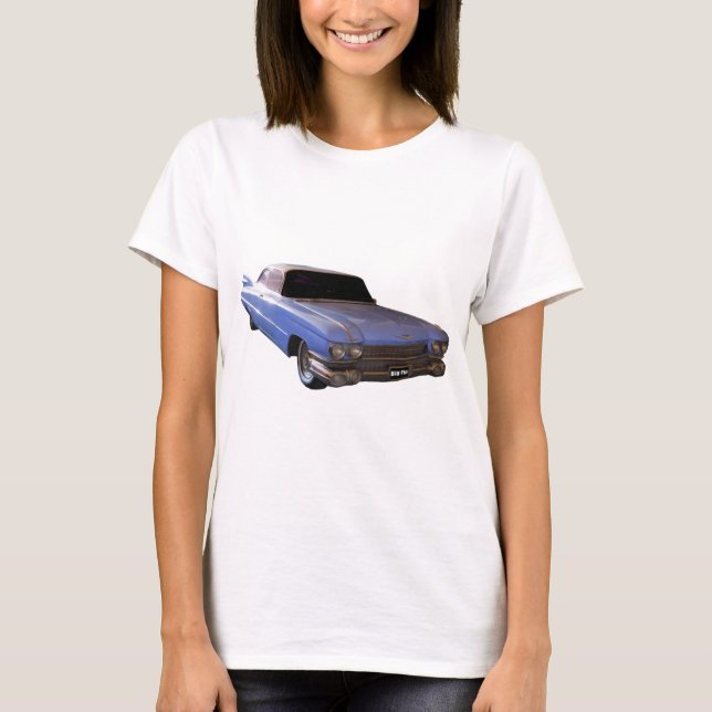 Camiseta Luz 1959 do cadillac (Frente)