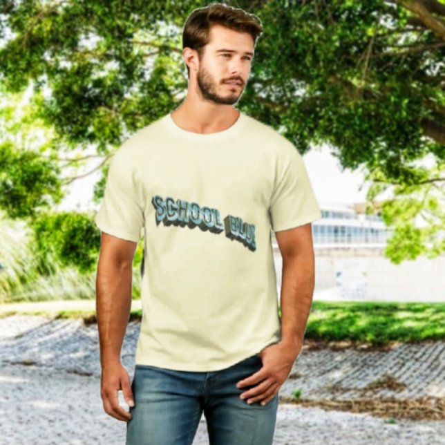 Camiseta Luz-3D da Escola (You have your choice of vibrant, and pastel colors, with this t-shirt!)