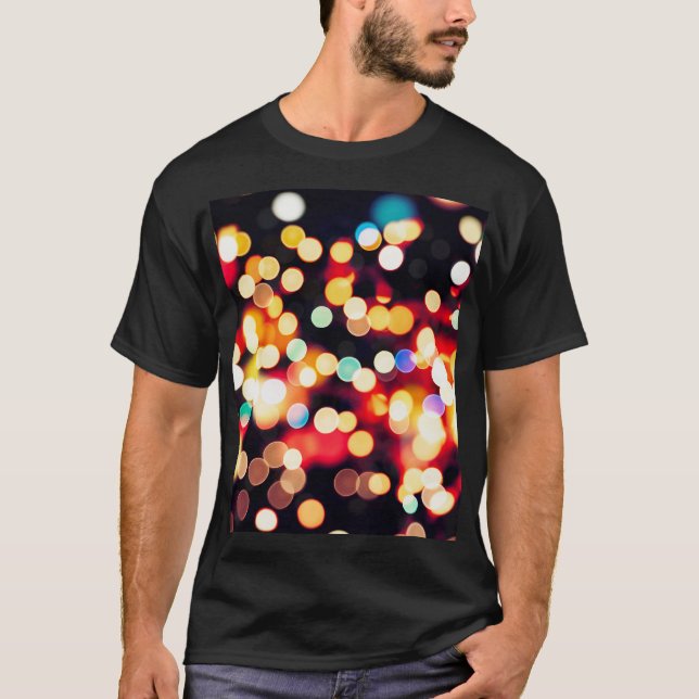 Camiseta Luz abstrato: plano de fundo de textura simples (Frente)