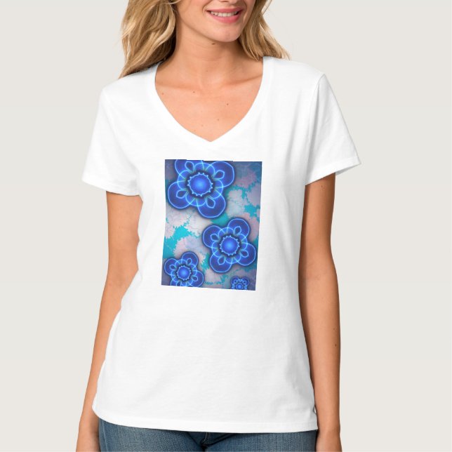 Camiseta Luz azul (Frente)
