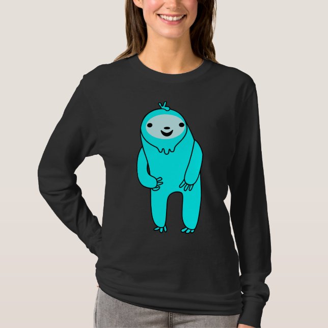 Camiseta Luz Azul Elevada (Frente)