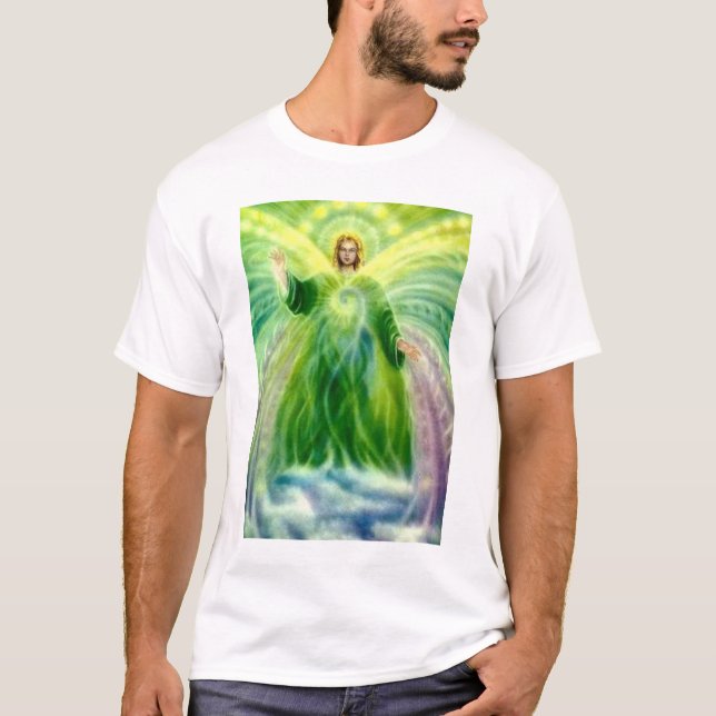 Camiseta Luz cura de Raphael do arcanjo (Frente)