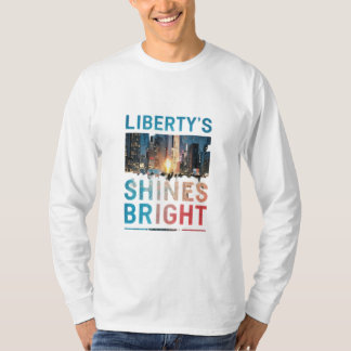 Camiseta Luz da Liberdade brilha