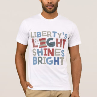 Camiseta Luz da Liberdade brilha