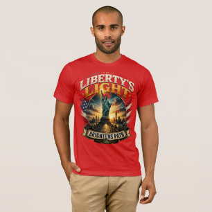 Camiseta Luz da Liberdade Ilumina o Caminho