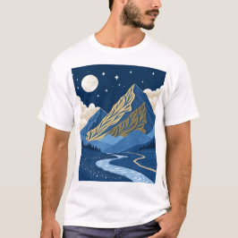 Camiseta Luz da Lua na Montanha