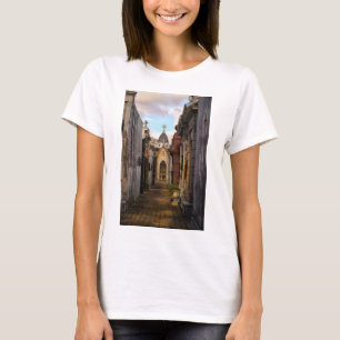 Camiseta Luz da noite no cemitério de Recoleta