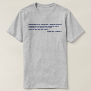 Camiseta Luz das citações do FDR