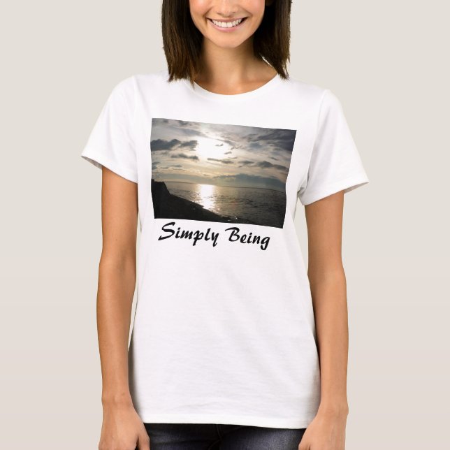 Camiseta Luz de alargamento do amor ilimitado, ilimitado (Frente)