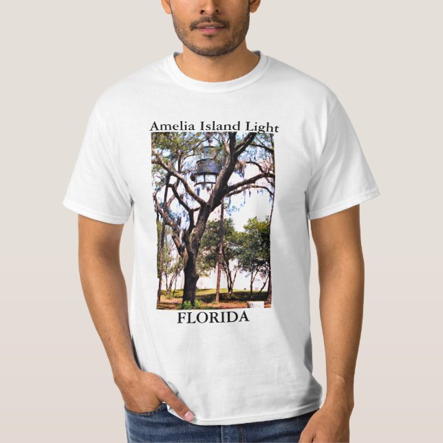 Camiseta Luz de Amelia Island, t-shirt de Florida (Frente)