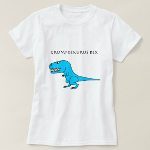 Camiseta Luz de Grumposaurus Rex - azul