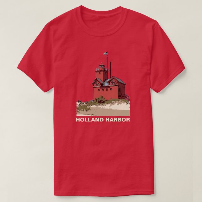 CAMISETA LUZ DE HARBOR HOLLAND (Frente do Design)