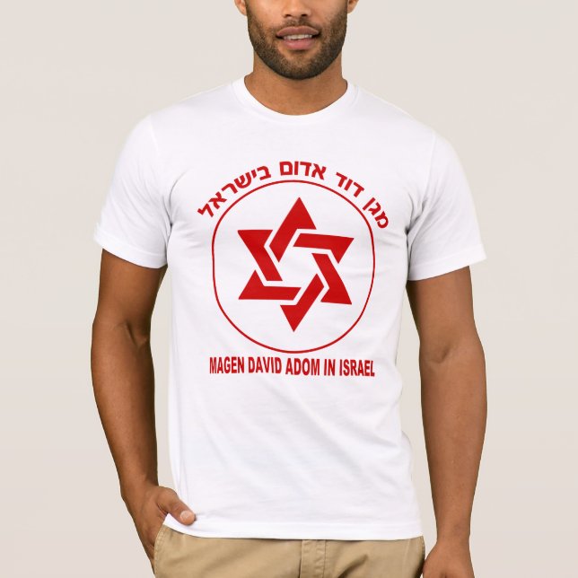 Camiseta Luz de Magen David Adom (Frente)