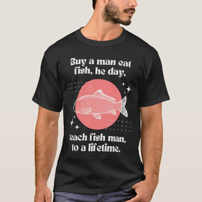 Camiseta Luz de Peixe Embaralhada (Frente)