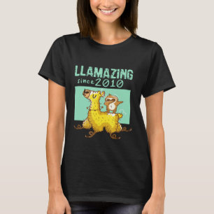 Camiseta Luz Desde O Aniversário De 2010 Llama Dabbing Slot