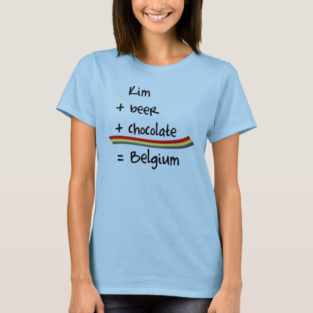 Camiseta Luz do fã de tênis de Kim (Frente)