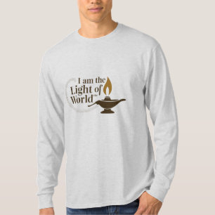 Camiseta Luz do Mundo Jesus citando T-Shirt