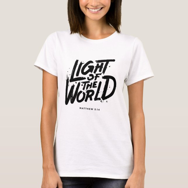 Camiseta Luz do Mundo Mateus 5:14 (Frente)