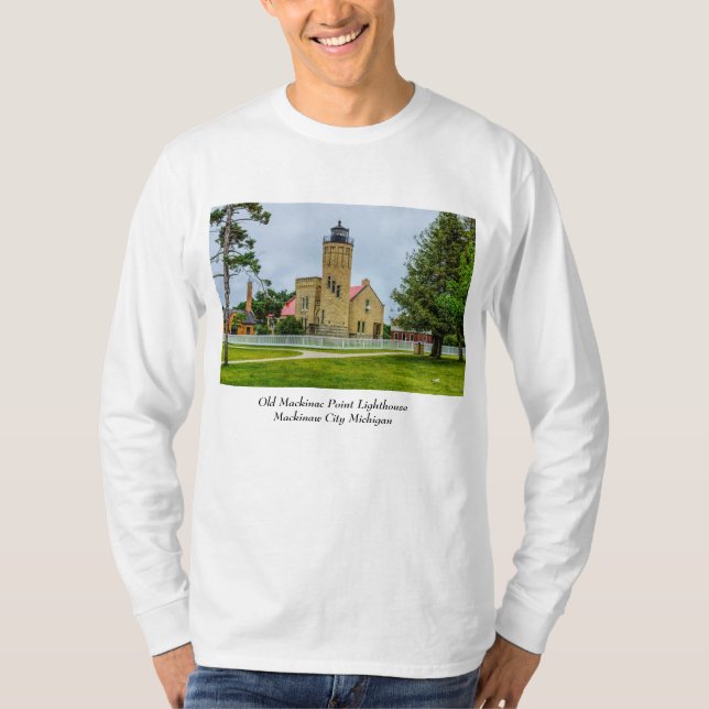 Camiseta Luz do ponto mackinac (Frente)