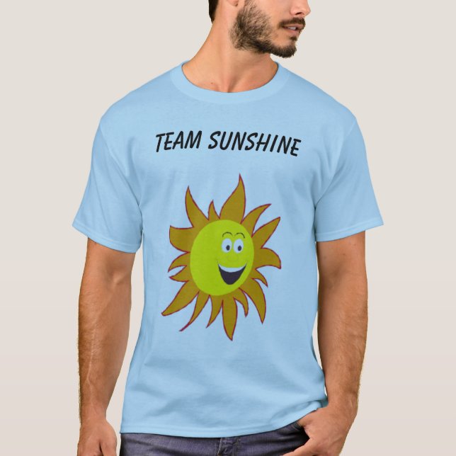 Camiseta Luz do sol da equipe (Frente)