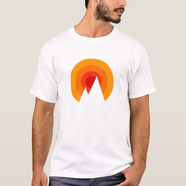 Camiseta Luz do sol & montanhas (Frente)
