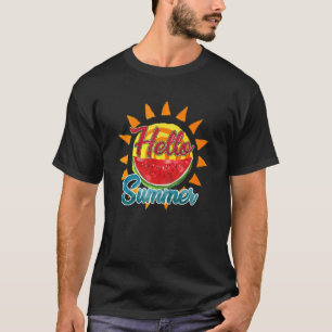Camiseta Luz do Sol Palmeiras de Verão Vibrações da Praia T