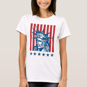 Camiseta Luz do sol sobre liberdade: um símbolo majestoso