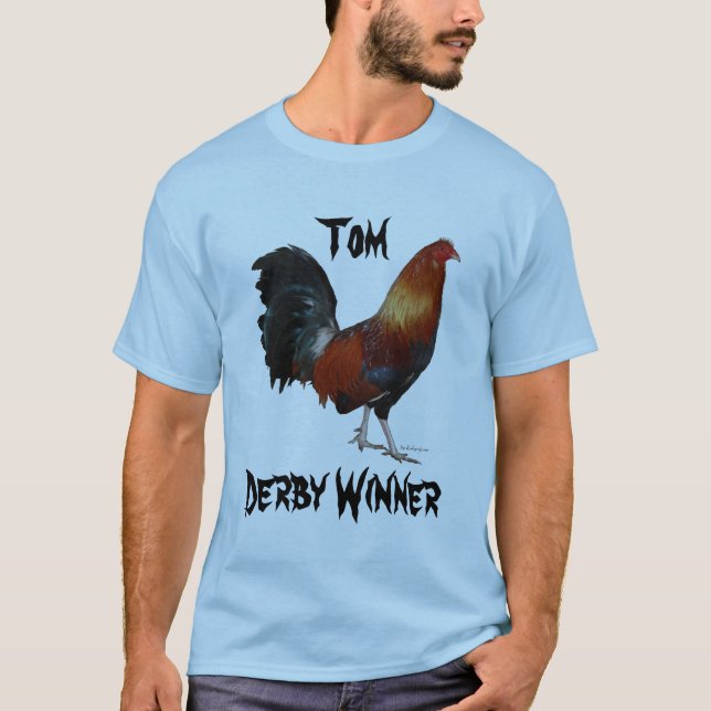 Camiseta Luz do t-shirt de Tom - azul (Frente)