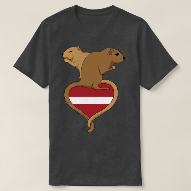 Camiseta Luz gerbil (Frente do Design)