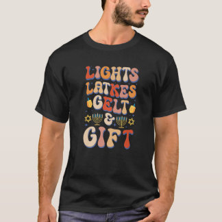 Camiseta Luz Judaica Trava Gelt Hanukkah Chanukah Christm