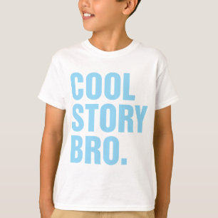 Camiseta luz legal do bro da história - azul