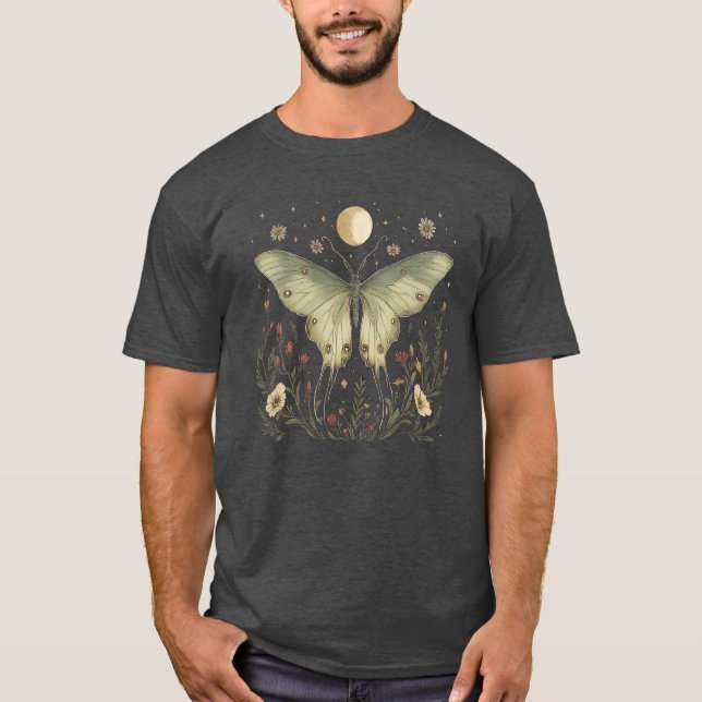 Camiseta Luz lunar sob a luz da lua (Frente)