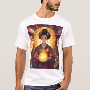 Camiseta Luz Mística – Graça do Quimono e Poder Celestial