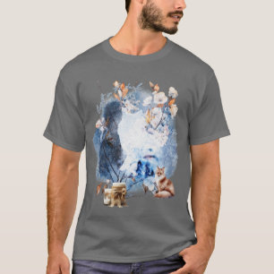 Camiseta Luz Na Magia do Solstício de Inverno Escuro