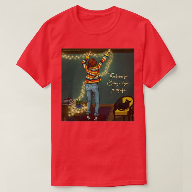 Camiseta Luz Na Minha Vida (Frente do Design)