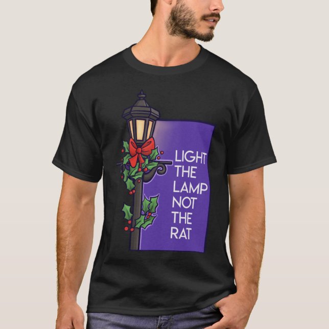 Camiseta Luz Não É O Natal Do Rato (Frente)