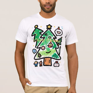 Camiseta Luz Noturna Personalizada de LED com Fantasma e Ch