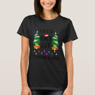 Camiseta Luz O Vamos Da Árvore Xmas Fica No Natal Em Julho