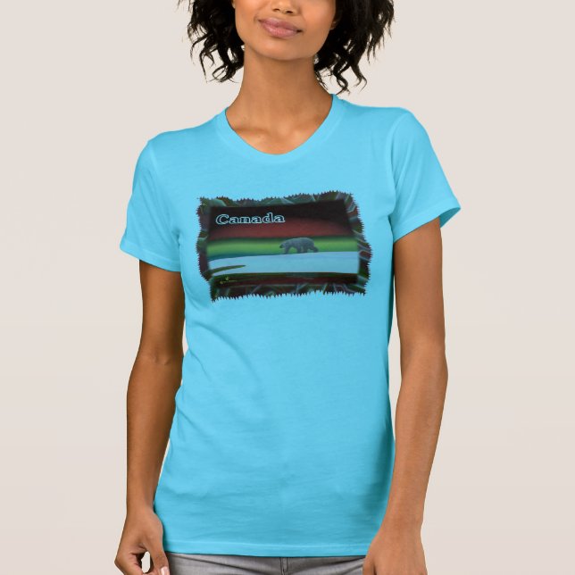 Camiseta Luz Polar Urso (Frente)